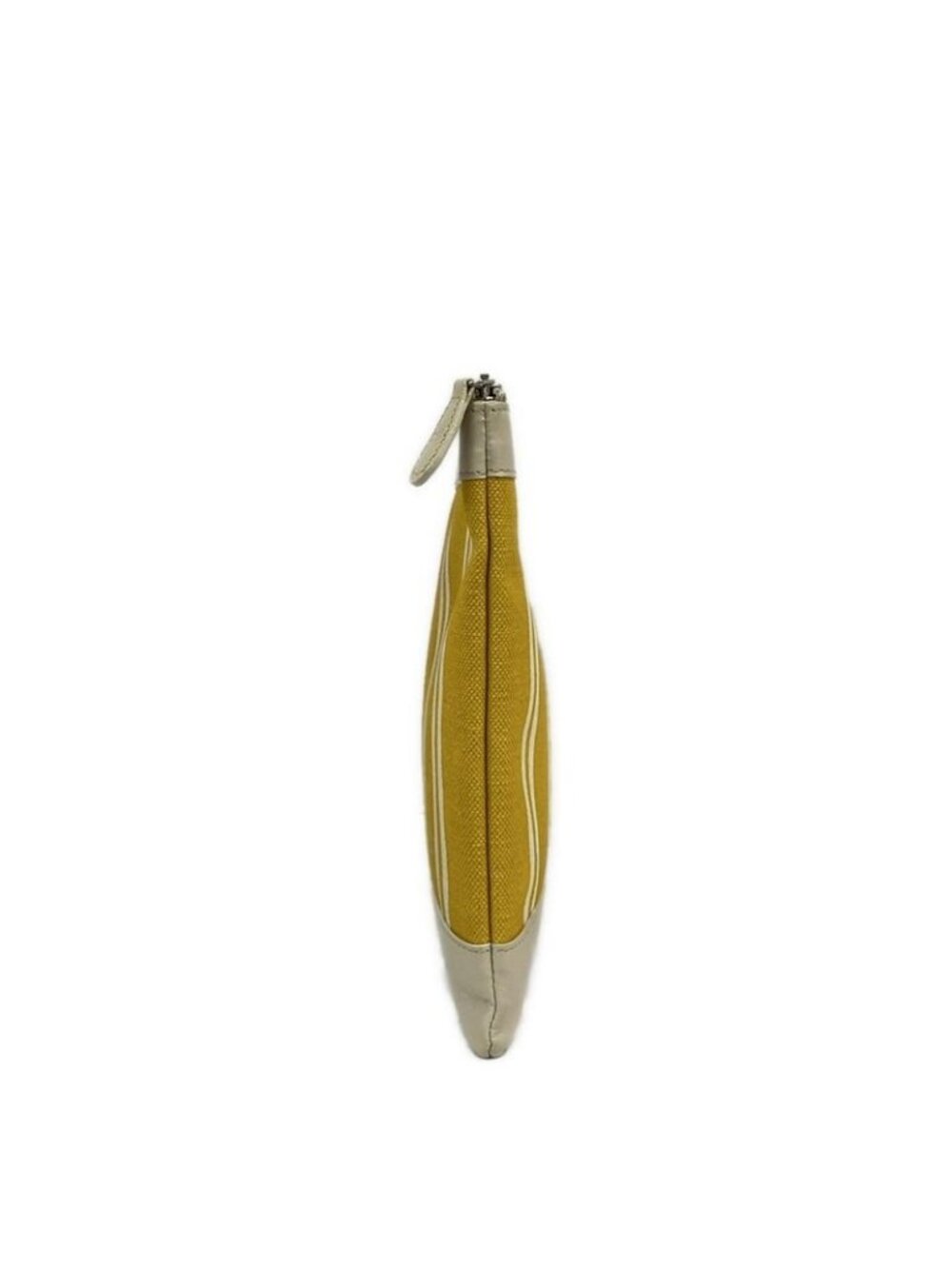 Balenciaga Clutch Navy Clip M Yellow White Leather - Picture 4 of 15